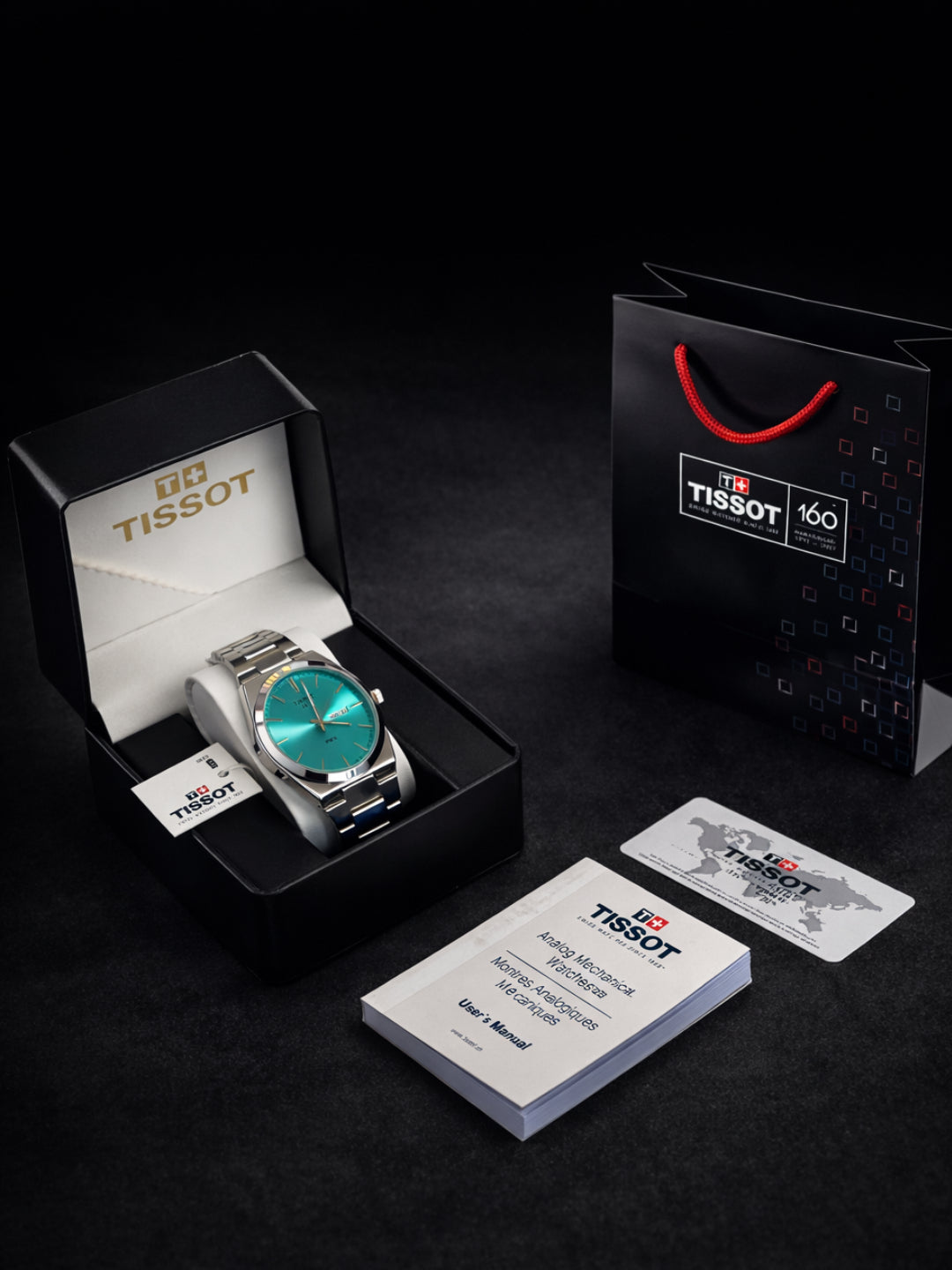 Tissot erkaklar qo‘l soati Sovg‘a qutisi va hujjatlari bilan, mukamma tanlov